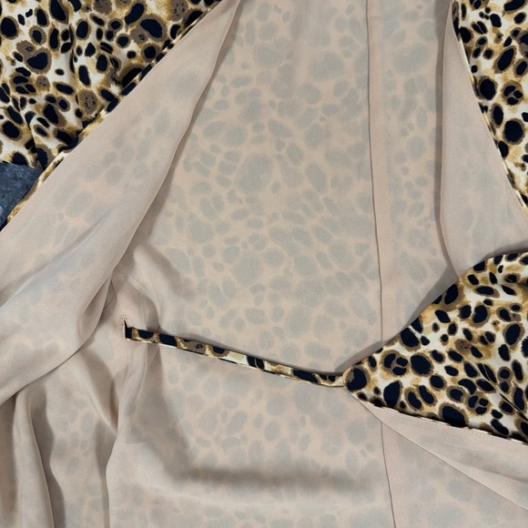 BABATON ARITZIA Womens Wallace Animal Print True Wrap Dress Sz XXS - Picture 9 of 12